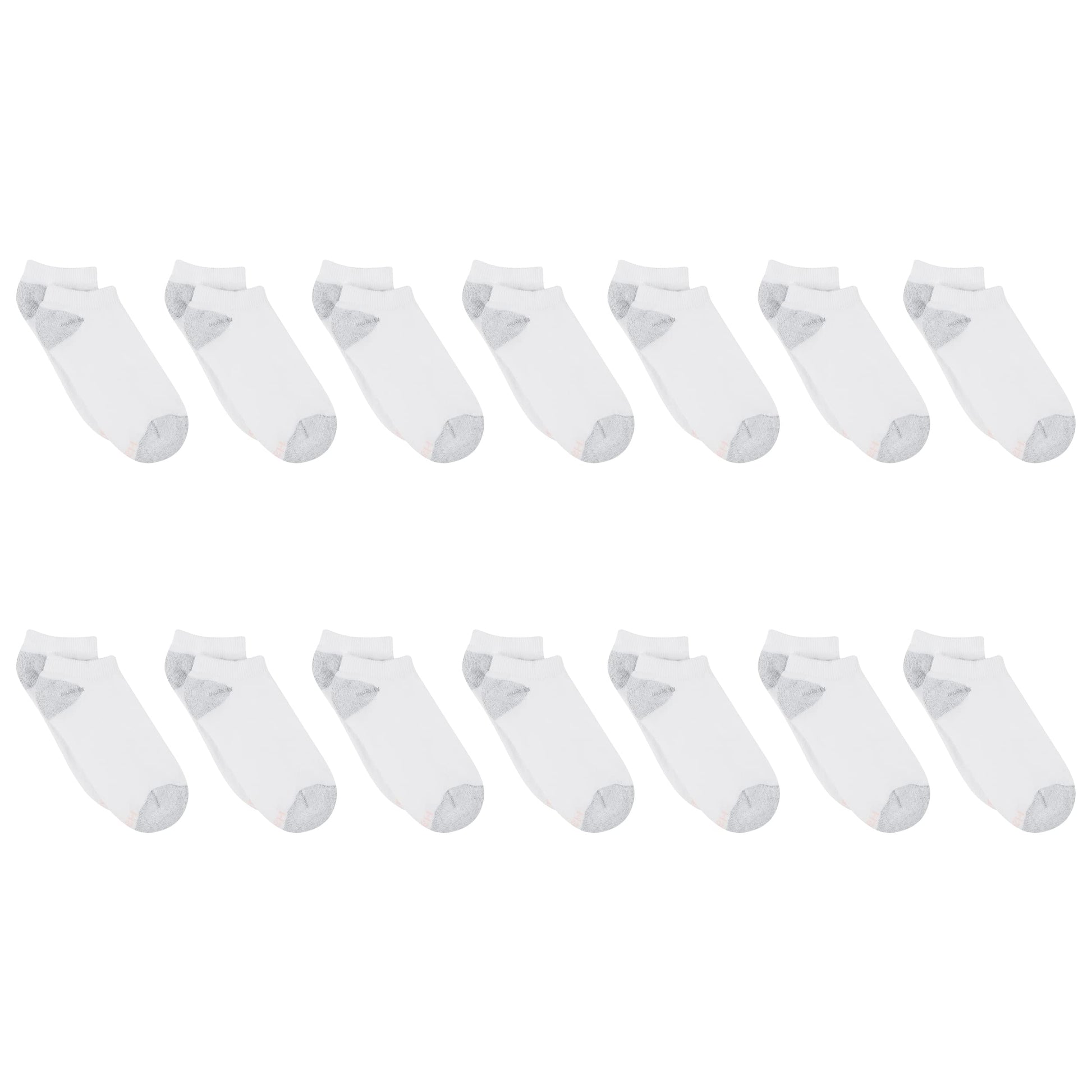 Hanes Women's Value, Show Soft Moisture-Wicking Socks, Available in 10 and 14-Packs, White-14, 5-9 - Medaid International