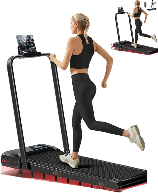 BEAPHIE Foldable Treadmills for Home Machine, with APP Control, 1-10KM/H 3.5 HP Smart Running Treadmill with Cushioning System, 265 lb Capacity, for Home Fitness Jogging Walking? - Medaid International