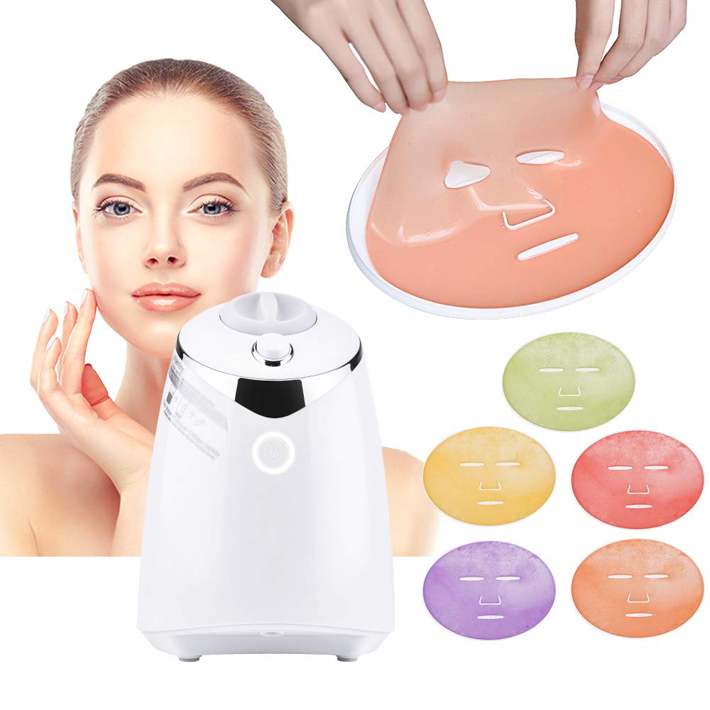 Face Mask Maker Facial Mask Machine with 32 Counts Collagen Pills Make Your Own Face Masks Kit Home Automatic DIY Face Mask Maker, Facial Cream Maker Gifts for Women Girls - Medaid International