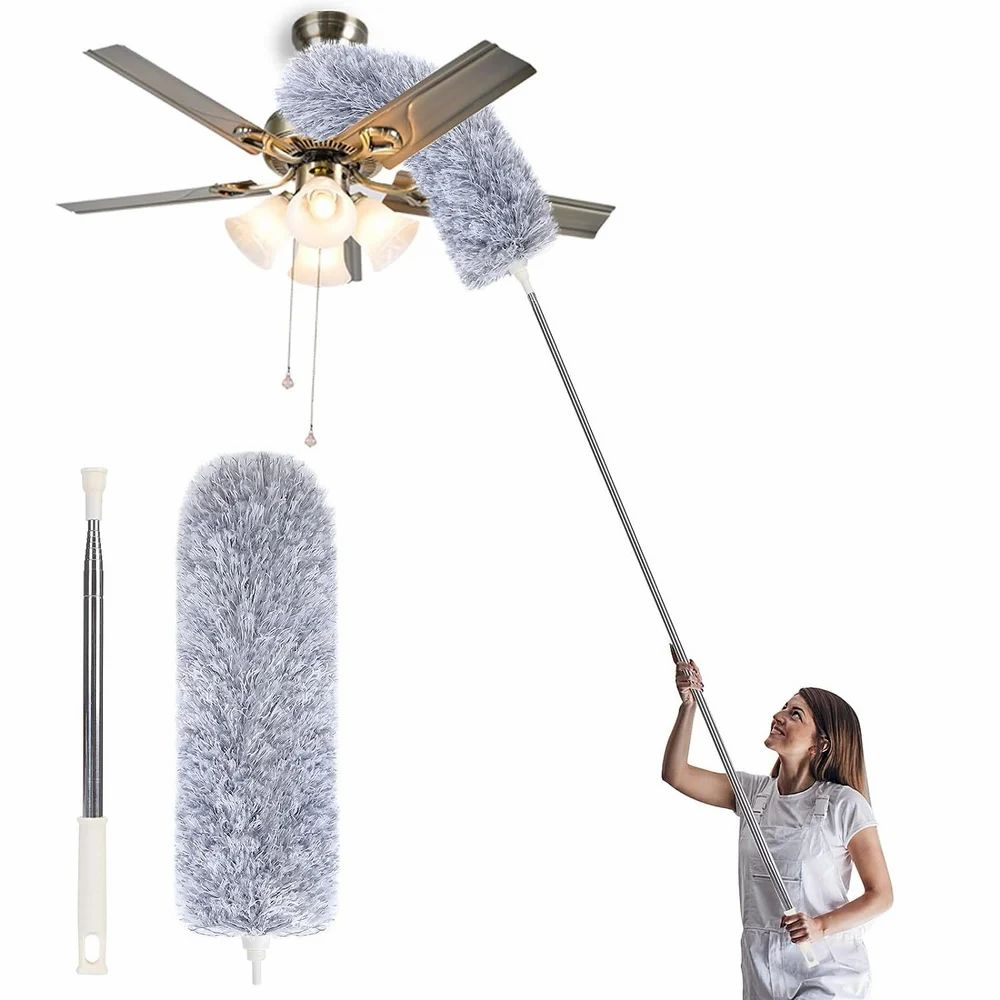 100 Inch Fan Duster, Extendable Microfiber Duster, Feather dust - Medaid International