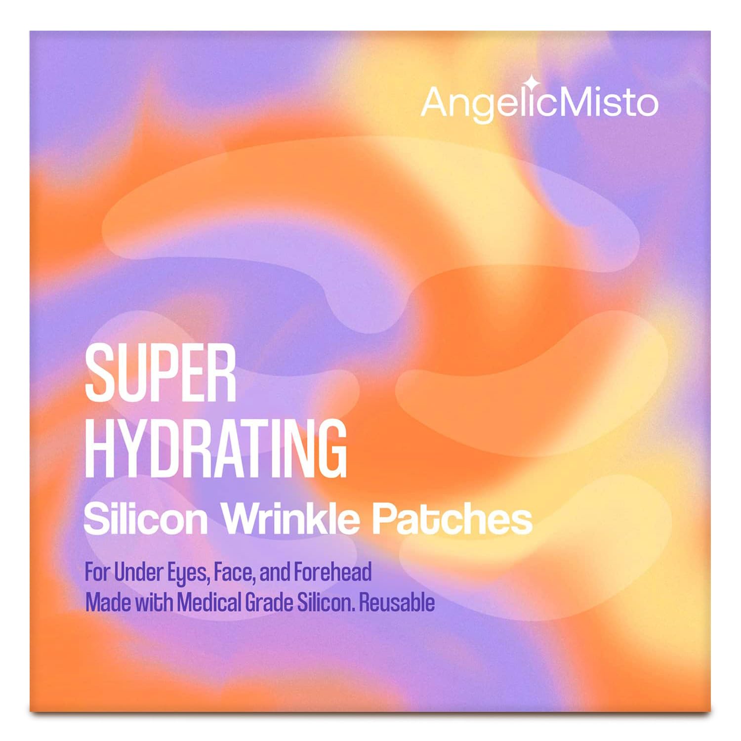 AngelicMisto Reusable Silicone Patches for Under Eye, Face and Forehead Wrinkles - Medaid International