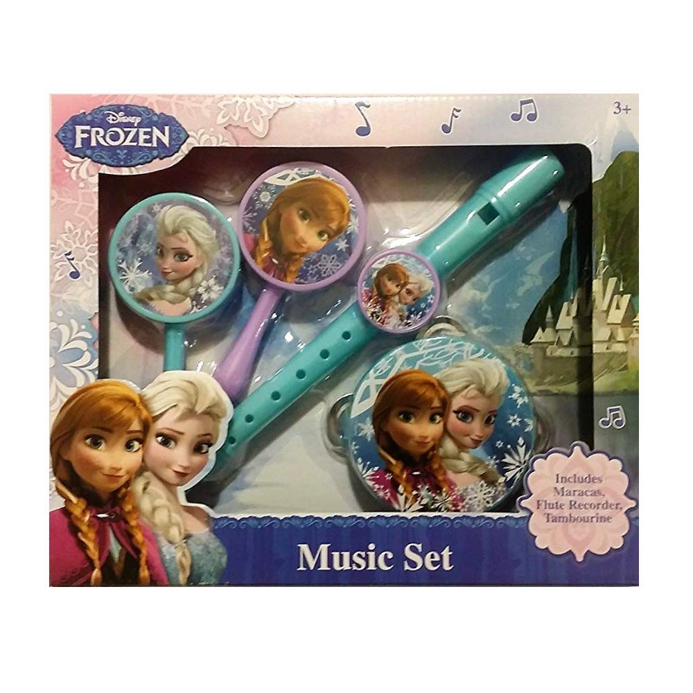 Disney Frozen Musical Instrument Set (Recorder, Maracas, Tambourine) - Medaid International