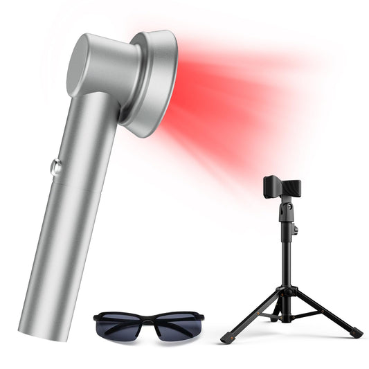 Handheld Red Light Therapy Device with Stand, Cold Laser Therapy Device with 3 Modes & Timer, Near-Infrared Red Light Therapy for Body, Knee, Feet, Back, Muscle, Joints - Medaid International