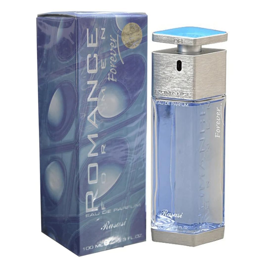 RASASI Romance Forever Eau De Parfum Spray for Men, 3.4 Ounce - Medaid International