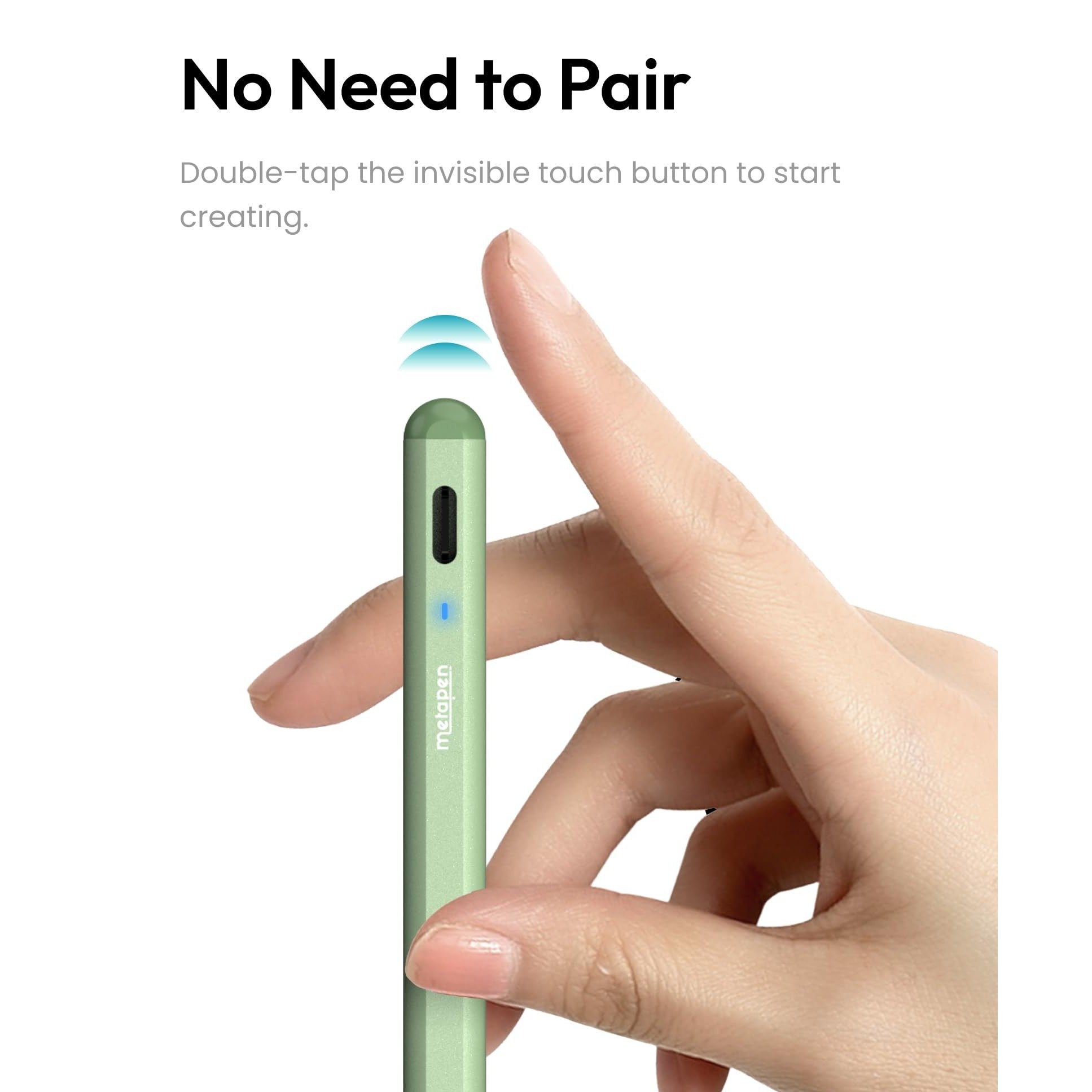 Metapen Pencil A8 for Apple iPad 2018-2025, (2X Faster Charge), Tilt Sensitivity, Pixel Precision, Stylus Pen for iPad 11/10/9/8/7/6th Gen, Pro 12.9/11/13-inch M4, Air 3/4/5/M2/M3, Mini 5/6th, Pink - Medaid International