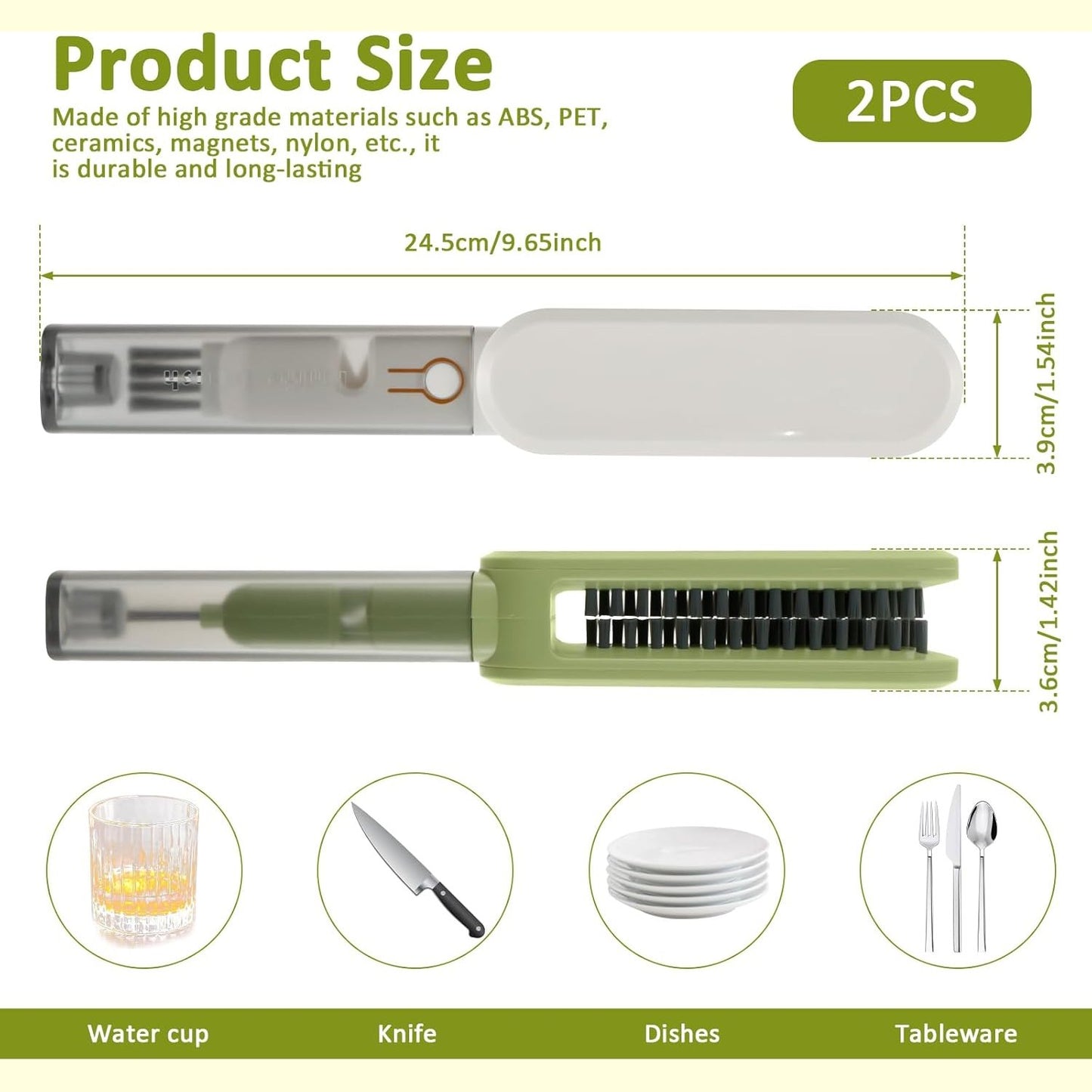 Multifunctional Cutlery Cleaning Brush - Medaid International