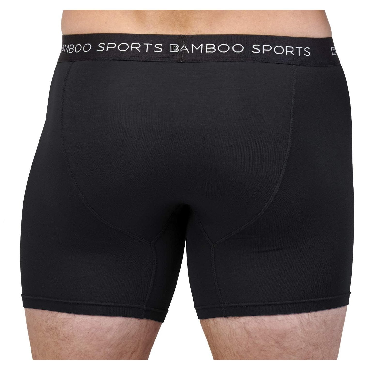 Bamboo Sports Mens Bamboo Boxer Briefs Underwear - Soft & Comfortable Fit 4 inch inseam - Medaid International