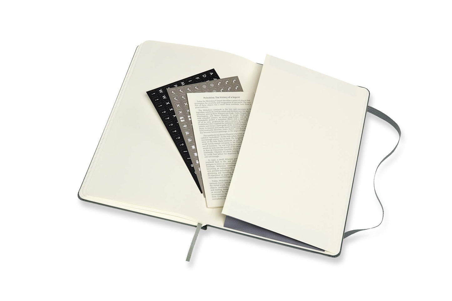 Moleskine Professional Notebook, Large, Forest Green, Hard Cover (5 x 8.25) - Medaid International