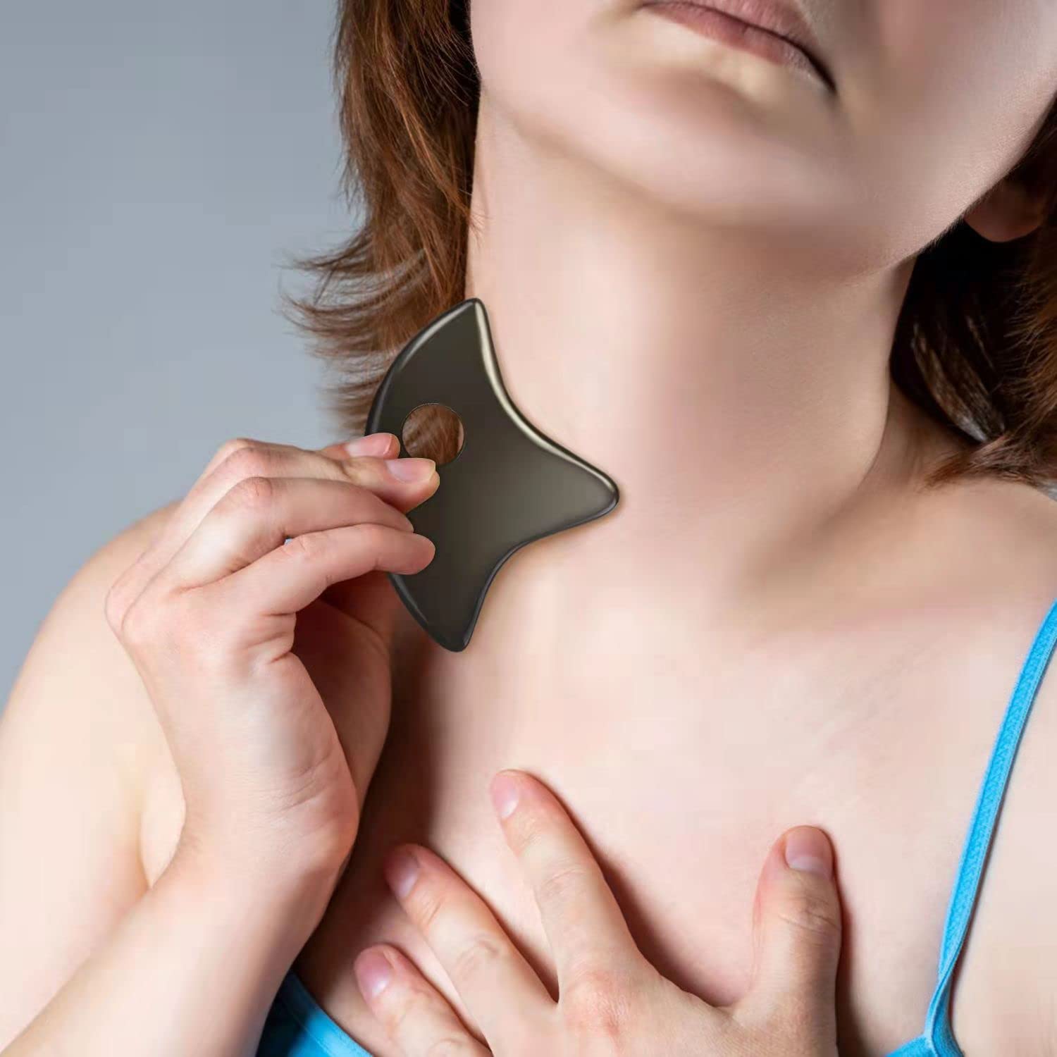 LEOSENSE Sibin Bian Stone Gua Sha Massage Tool (M) - Medaid International