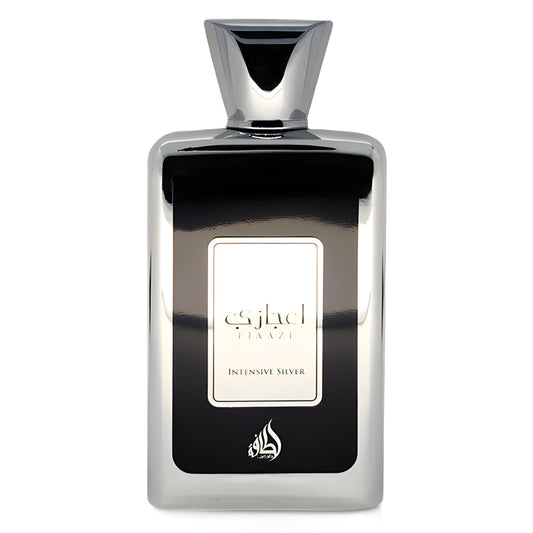Lattafa Ejaazi Intensive Silver for Men Eau de Parfum Spray, 3.4 Ounce - Medaid International