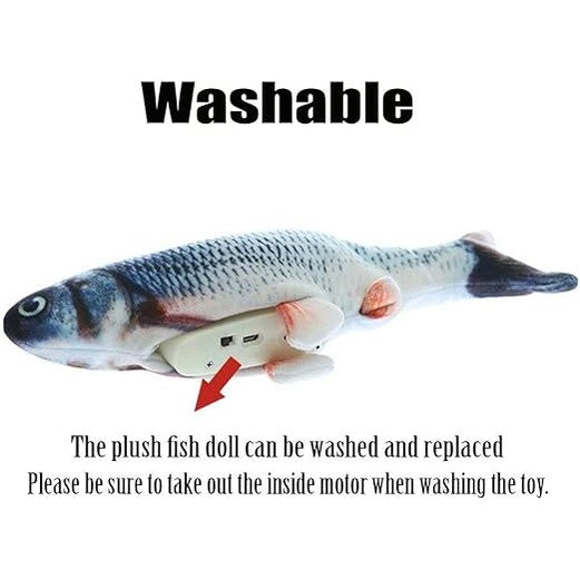 Realistic Moving Fish Toy