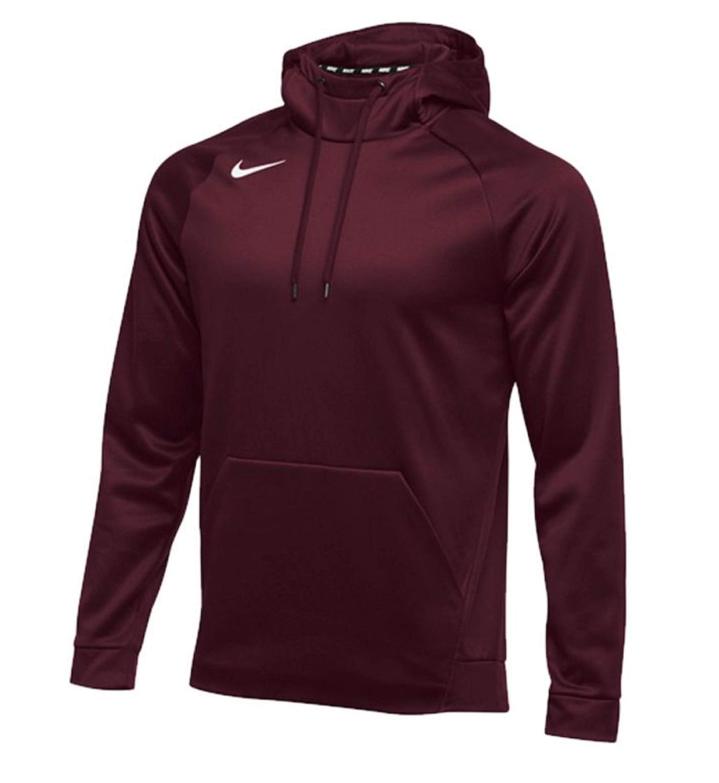 Nike Mens Therma Hoodie PO (Large, Maroon) - Medaid International