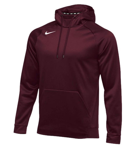Nike Mens Therma Hoodie PO (Large, Maroon) - Medaid International