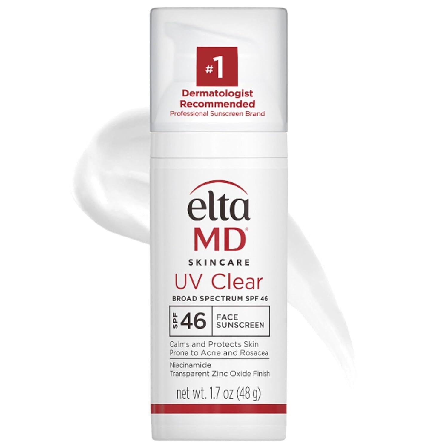 EltaMD UV Clear Face Sunscreen, Protects and Calms Sensitive Skin and Acne-Prone Skin, Lightweight, Silky, Dermatologist Recommended - Medaid