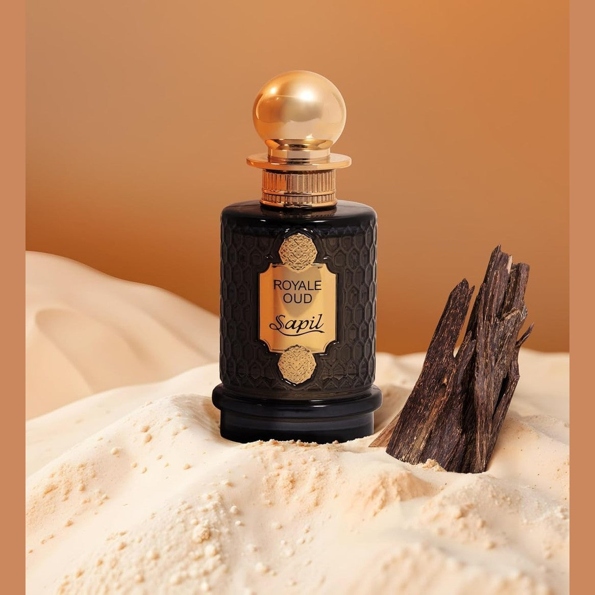 Sapil Royale Oud Unisex Eau De Parfum – Saffron, Nutmeg & Patchouli Musk Blend – Long-Lasting Luxury Arabic Oud Perfume for Men & Women – Premium Dubai Fragrance – 3.38 oz - Medaid International