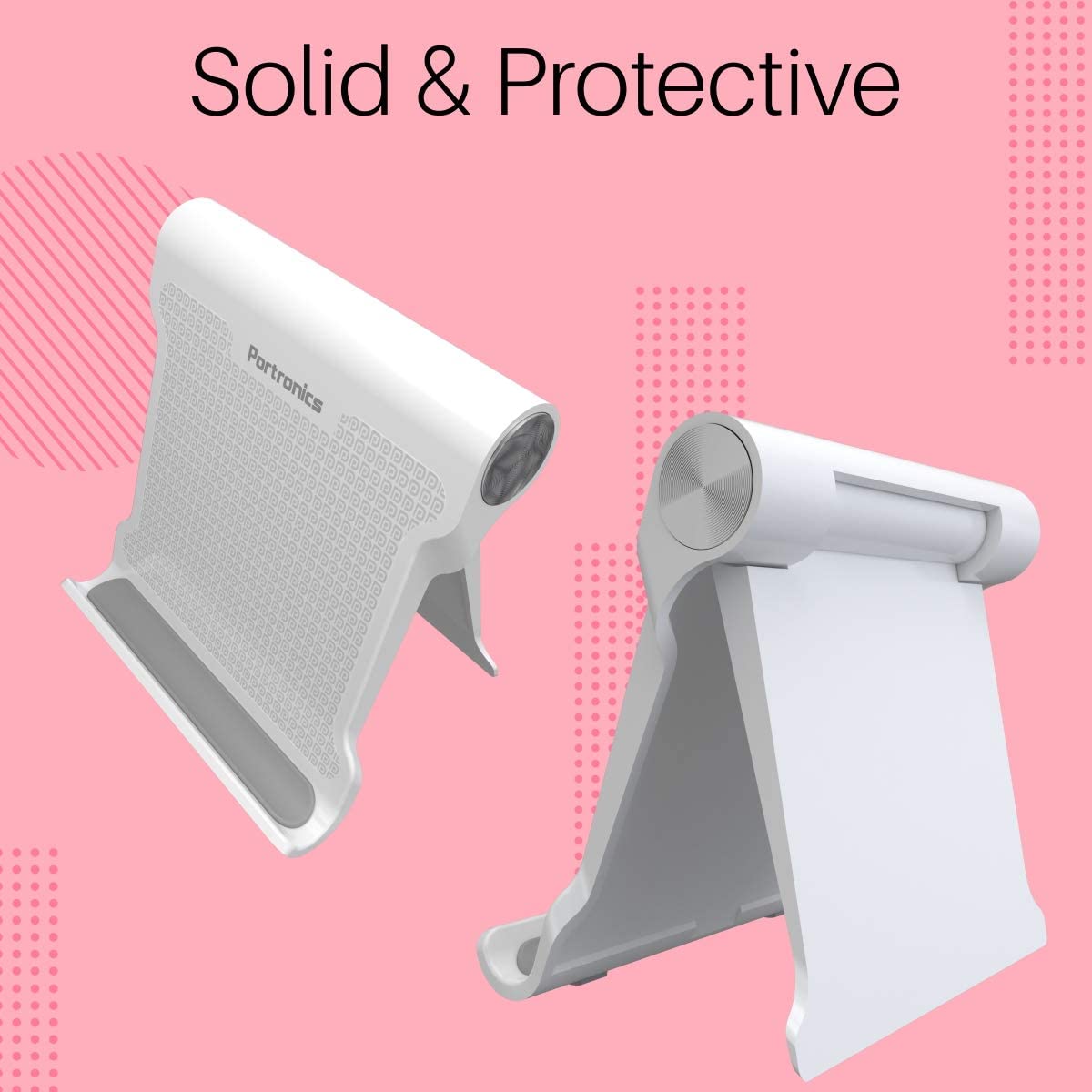 Portronics Modesk 200 Universal Mobile Phone Stand for Desktop Table for All Device Size Upto 7 Inch - Medaid International