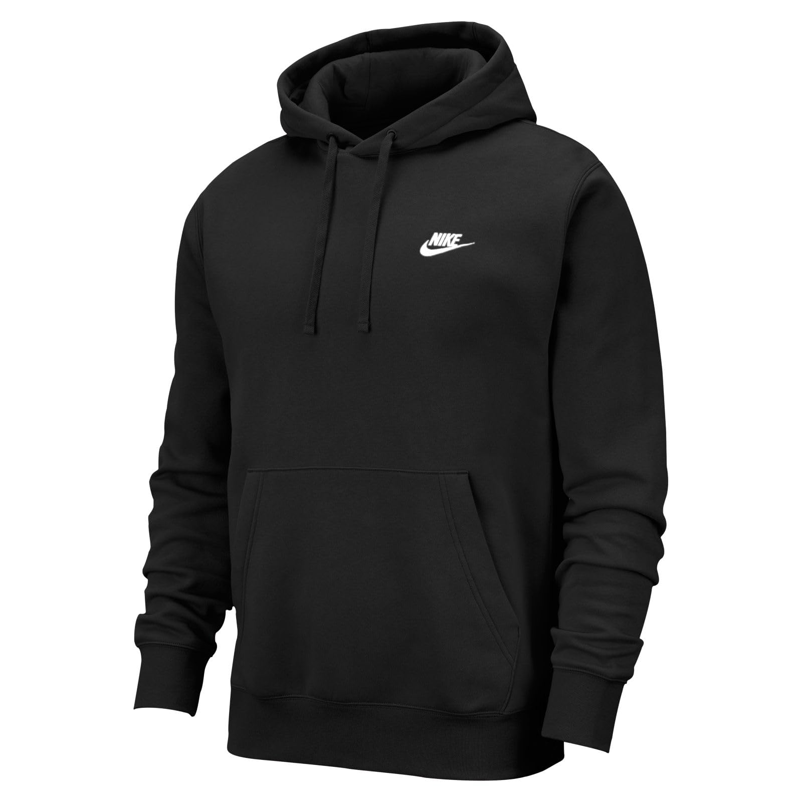 Nike Pull Over Hoodie, Black/Black/White, Large - Medaid International