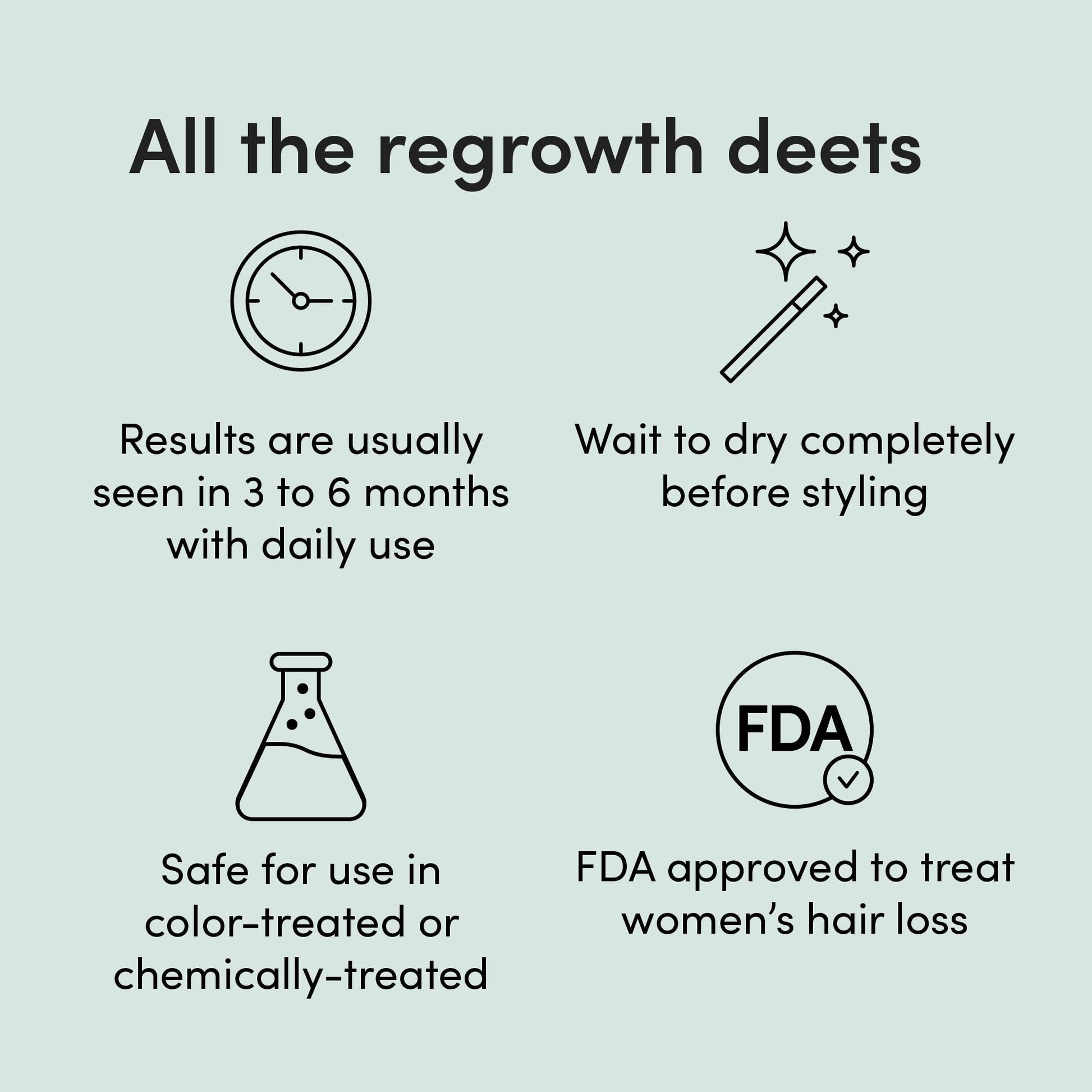 hers Hair Regrowth Treatment - Topical Minoxidil 5% Foam for Women - Extra Strength - Supports Thicker, Fuller Hair - Non-Greasy - Unscented, 2 Pack - Medaid International