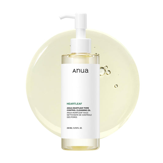 Anua Heartleaf Pore Control Cleansing Oil, Oil Cleanser for Face, Makeup Blackhead Remover, Korean Skin Care 6.76 fl oz(200ml) (original) - Medaid International