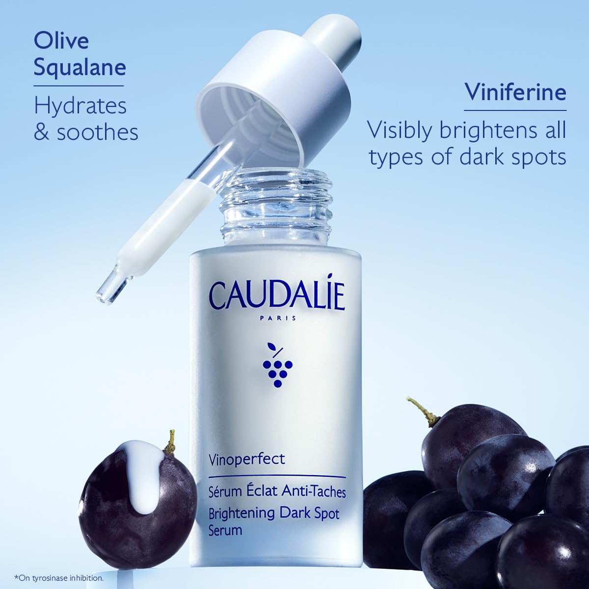 Caudalie Vinoperfect Brightening Dark Spot Serum Vitamin C Alternative - Jumbo Size 62x More Effective than Vitamin C with Viniferine for a Visibly Brighter Even Complexion, 50 mL - Medaid International