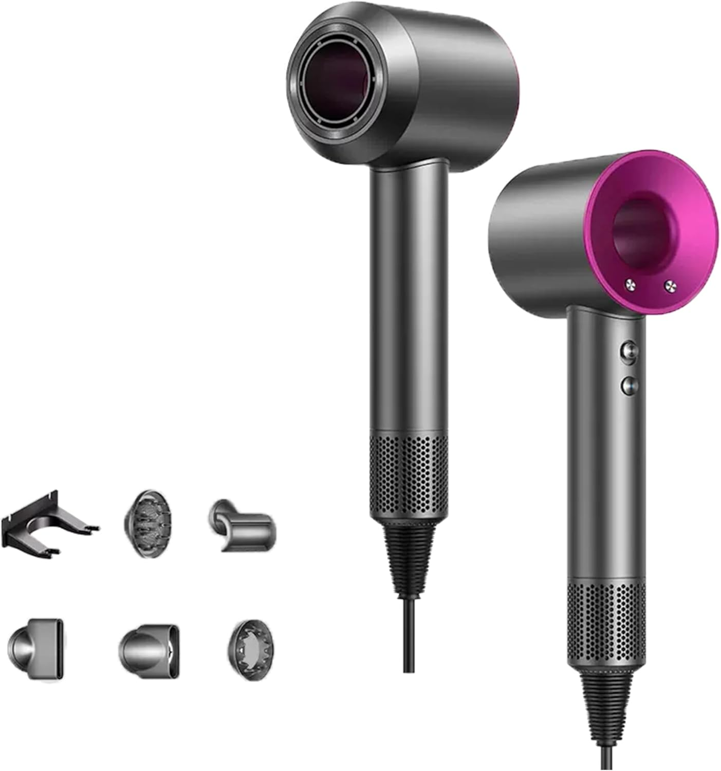 Leafless Professional Hair Dryer 1800W Ionic with 5 Attachments - Medaid International