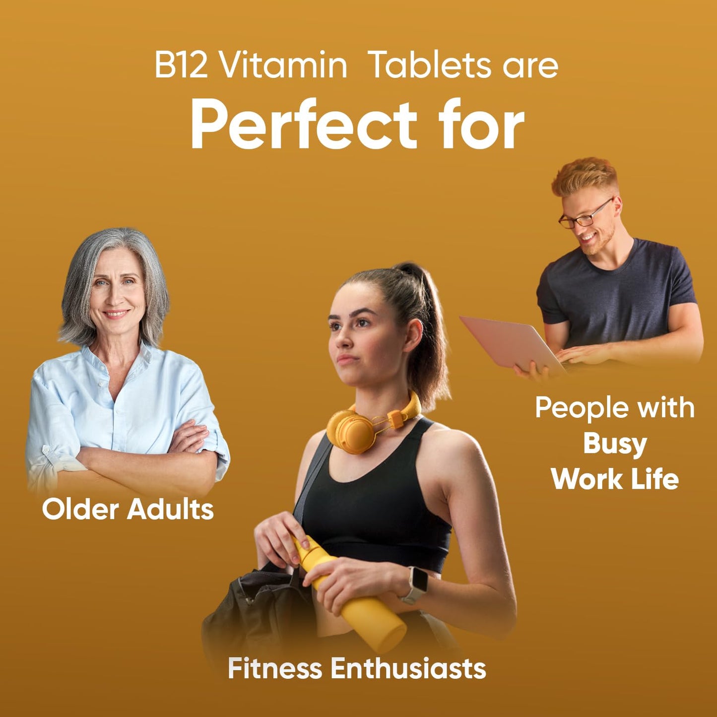 WeightWorld Vitamin B12 Tablets High Strength – 1000mcg Vegan Supplement – 400 Pure Methylcobalamin Tablets - Medaid International