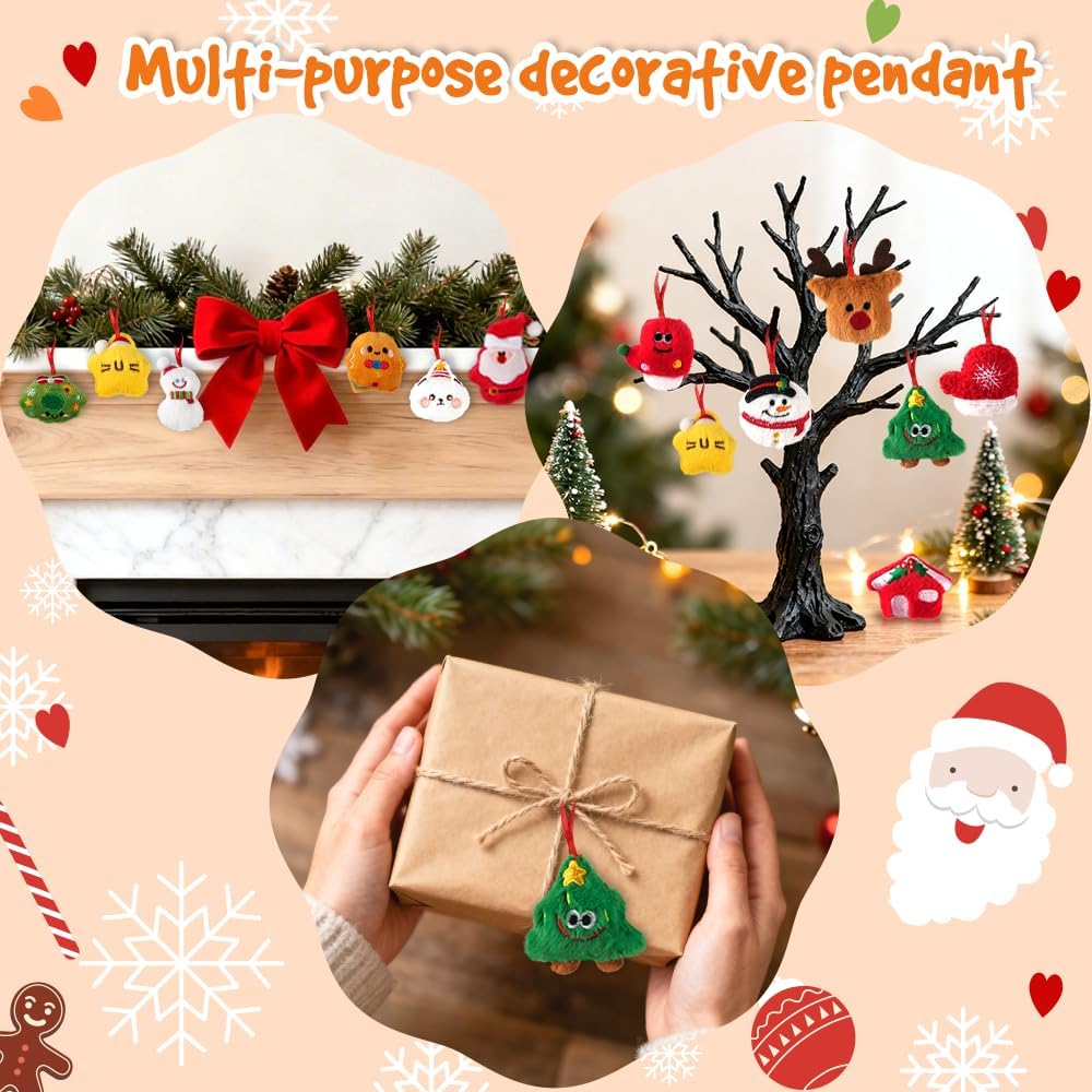 Advent Calendar 2025 with Plush Toys - 24 Days Surprise Plush Advent Calendar, Soft Mini Stuffed Animal Toys Christmas Gift for Kids Teen Boys Girls Adult - Medaid International