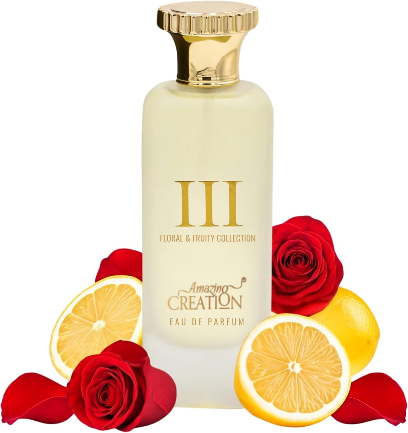 Amazing Creation Floral & Fruity Collection III Eau de Parfum for Unisex, 3.4 fl oz / 100ml - Medaid International