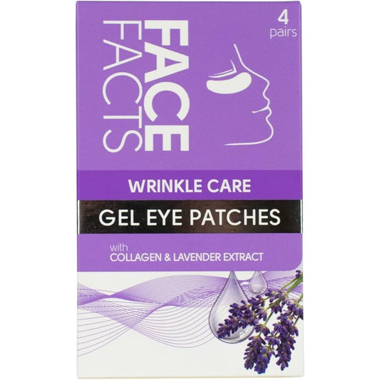 Face Facts Wrinkle Care Gel Eye Patches - 4 Pairs - Medaid