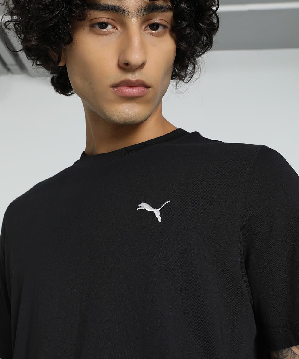 PUMA Mens Small Logo T-Shirt (M) (Black) - Medaid International