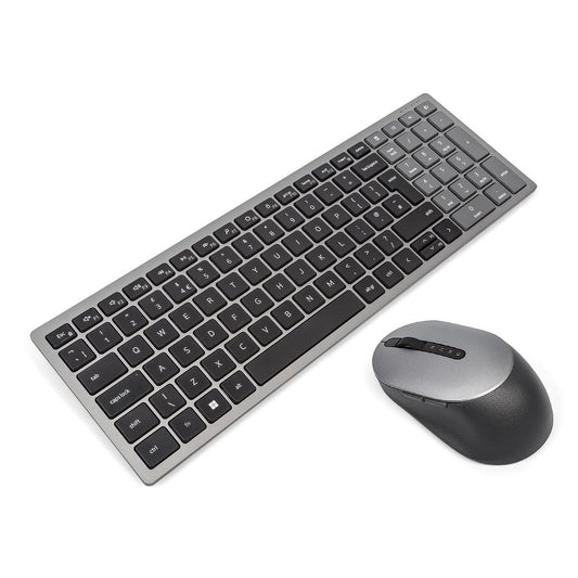 Dell Wireless Keyboard and Mouse KM7120W - Keyboard and mouse set - wireless - 2.4 GHz, Bluetooth 5.0 - UK - titan grey - Medaid International