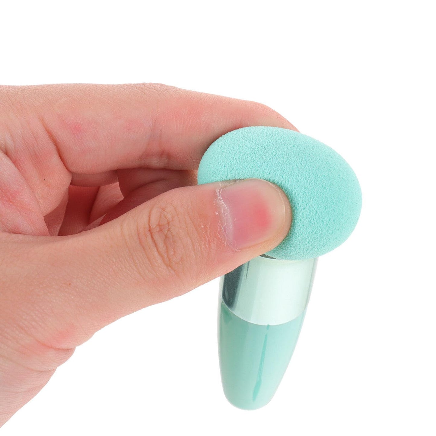 Beaupretty Beauty Pen Set - 3Pcs Mushroom Concealer Sponge Brush Set for Makeup Application Portable Compact Design for Travel Green - Medaid International