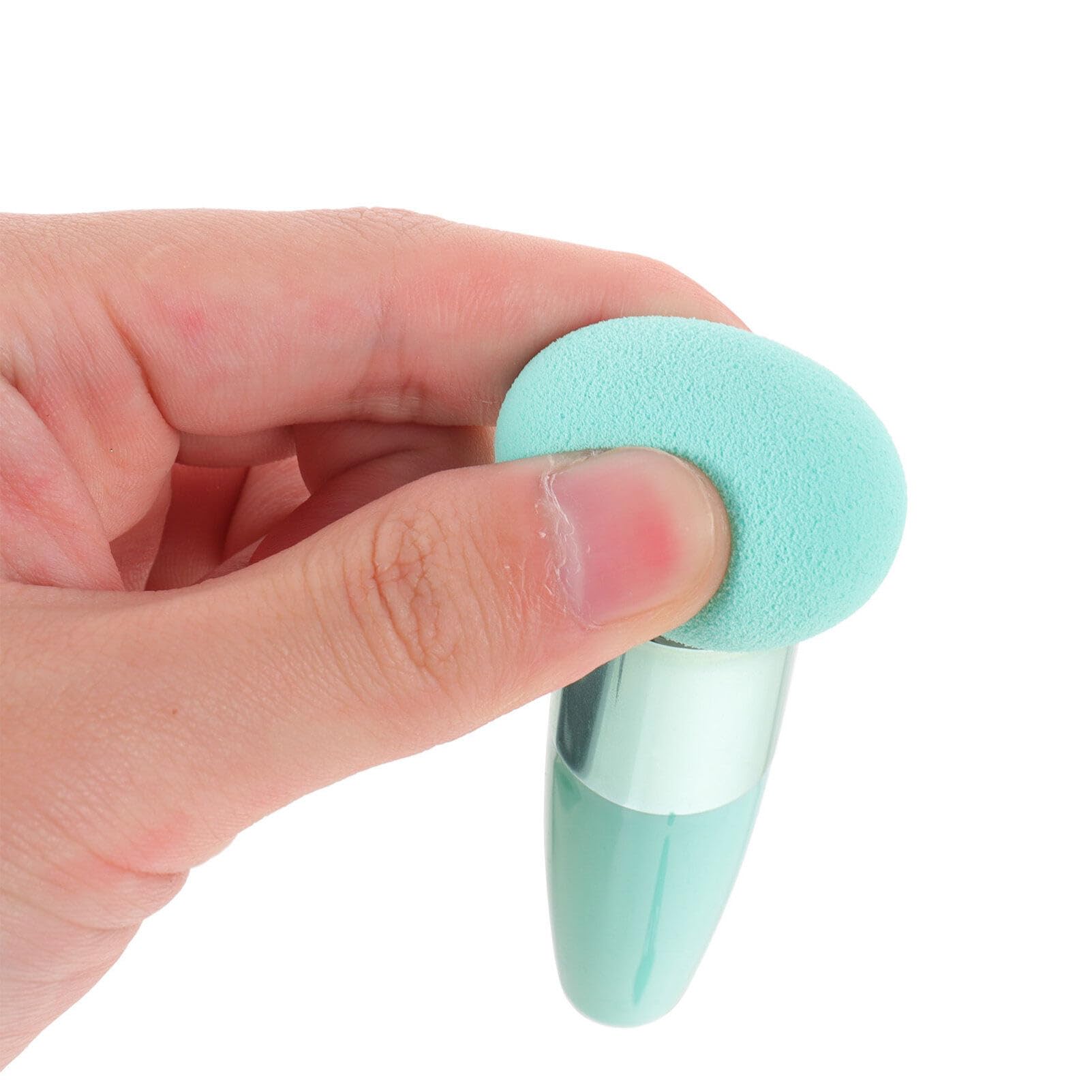 Beaupretty Beauty Pen Set - 3Pcs Mushroom Concealer Sponge Brush Set for Makeup Application Portable Compact Design for Travel Green - Medaid International