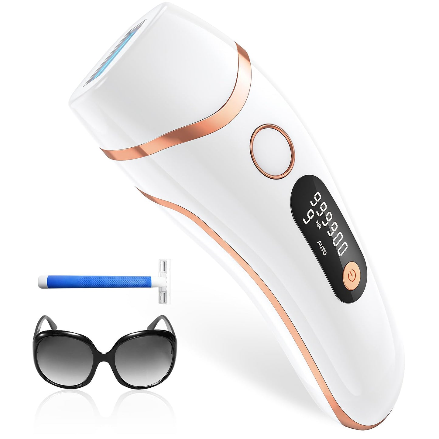 AMOTAOS Laser Hair Removal for Women and Men, Ice Cooling 3-In-1 IPL Hair Removal Device, Safe At-home Long-lasting Hair Regrowth Reduction, Suitable for Face, Armpits, Bikini Line, Legs - Medaid International