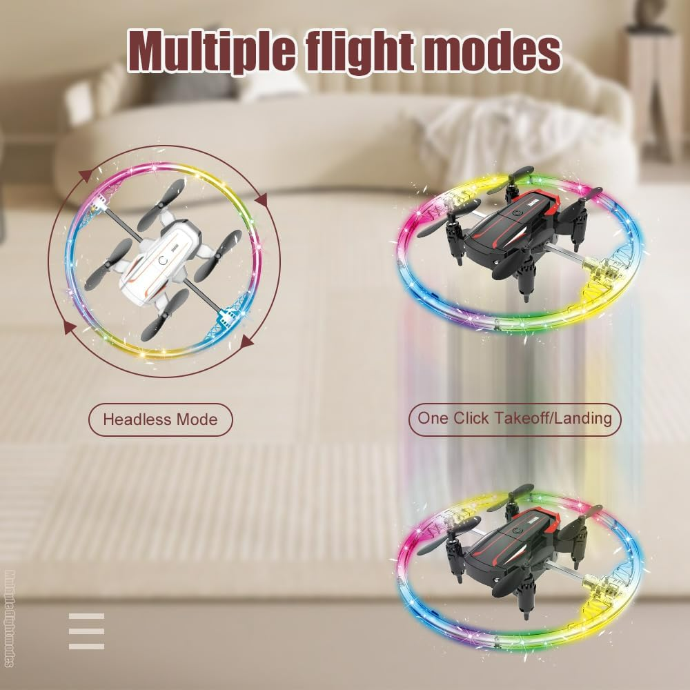 Cool Led Drone 360Degree Roll Colorful Luminous Ball Stunt Tumbling Quadcopter Toy BK8 - Medaid International
