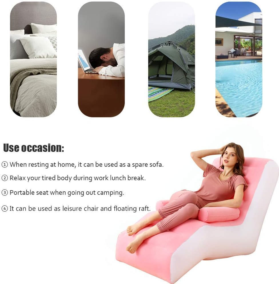 Lazy Inflatable Sofa, S-shaped Sofa - Medaid International