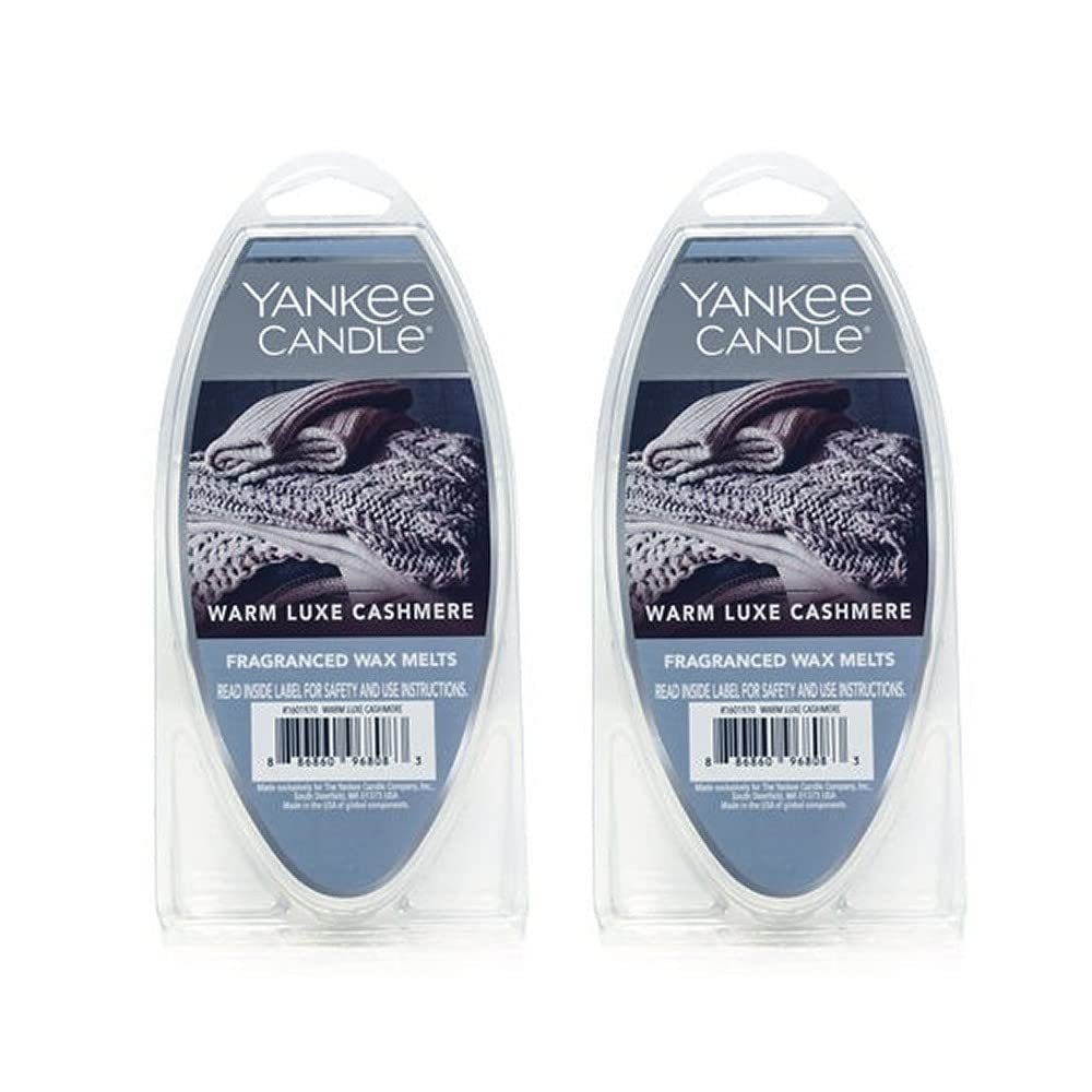 Yankee Candle Set of 2 Warm Luxe Cashmere Fragranced Wax Melts - Medaid International