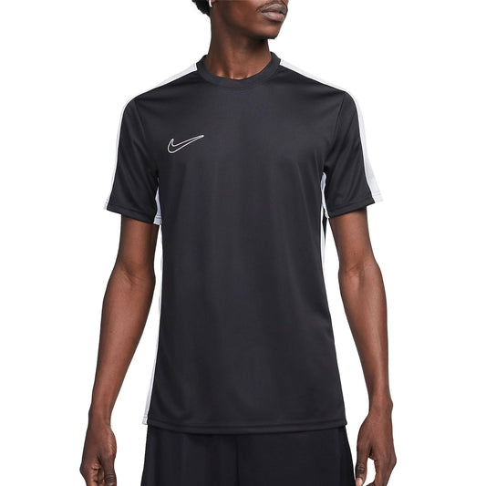 Nike Academy Men's Dri-FIT Short-Sleeve Soccer Top (Black/White/White, DV9750-010) Size Small - Medaid International