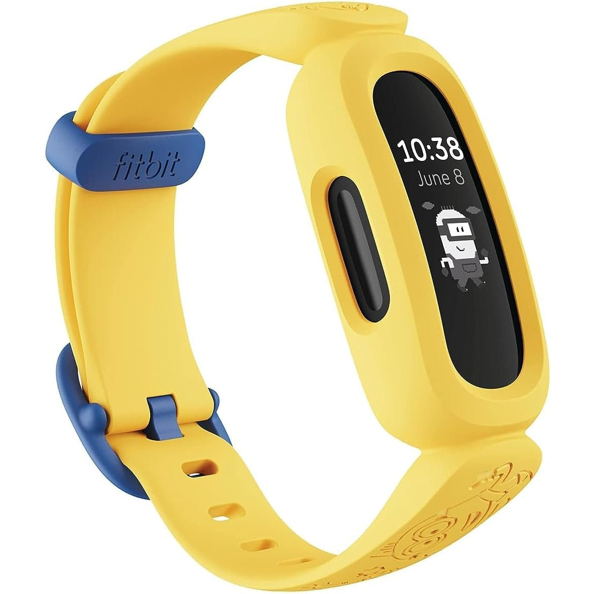 Fitbit Ace 3 Activity-Tracker for Kids 6+, Minions Special Edition, Yellow, One Size - Medaid