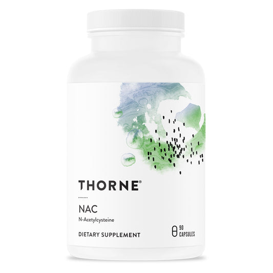 THORNE - NAC - N-Acetylcysteine - 500mg - Supports Respiratory Health and Immune Function*; Promotes Liver and Kidney Detox - 90 Capsules - Medaid International