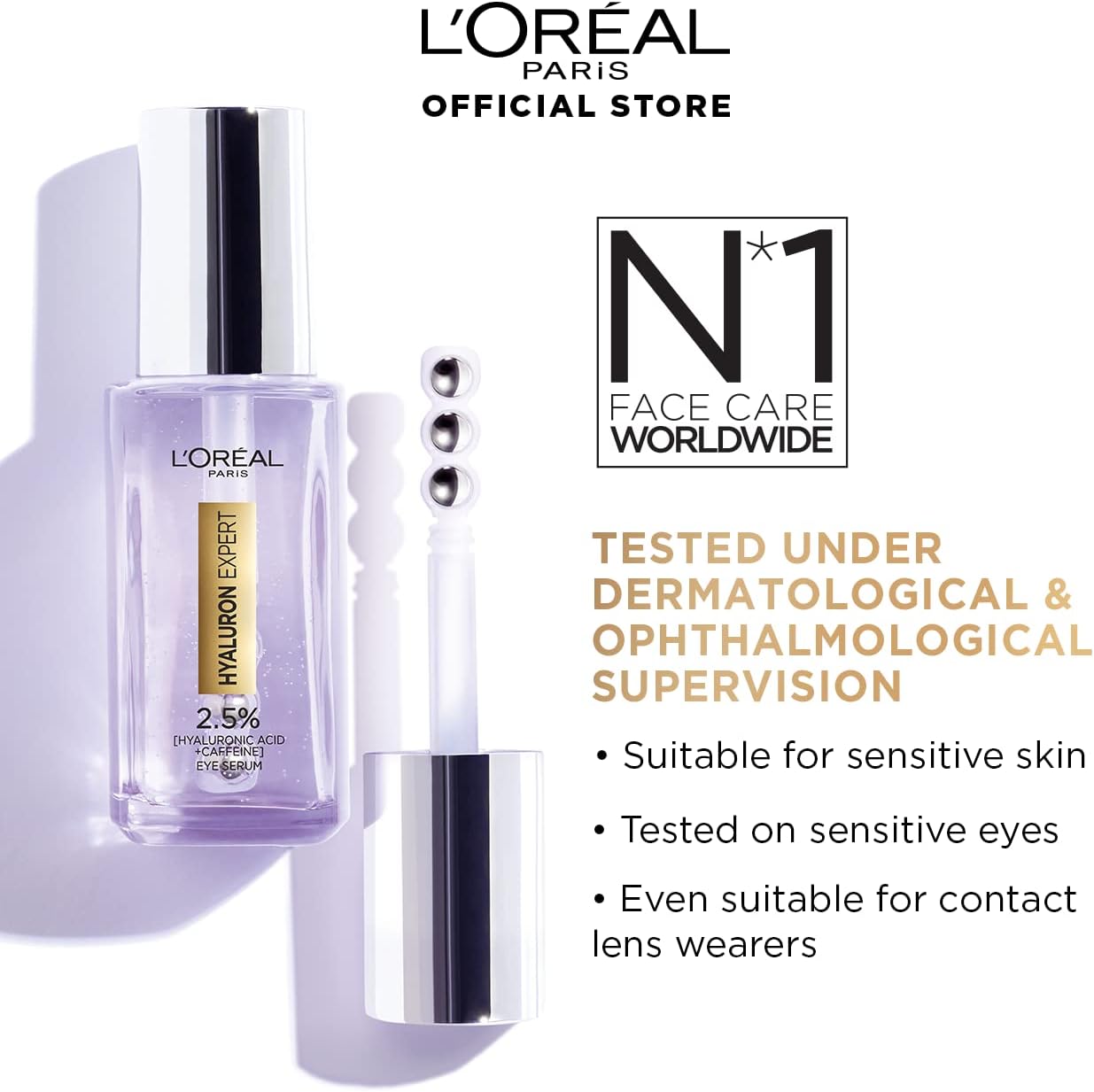 L'Oréal Hyaluron Expert 2.5% Hyaluronic Acid+Caffeine - Medaid - Lebanon