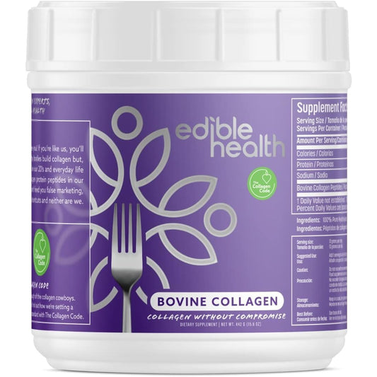 Bovine Collagen Peptides Powder, High Protein, Dairy & Gluten Free Hydrolyzed Collagen, Quality Collagen Protein, Collagen Peptides for Diet & Everyday, Carb Free Bovine Collagen, 15.6oz Tub - Medaid International