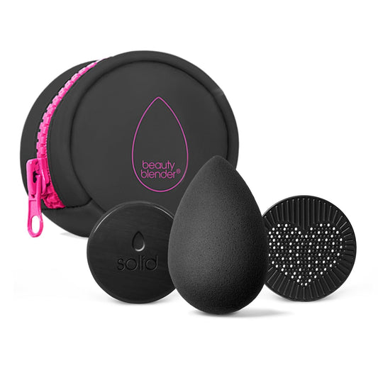 Beautyblender® | Blendercleanser® Solid Charcoal Scented Makeup Sponge & Brush Cleanser + Silicone Scrub Mat, Subtle Lavender Scent, Made in USA, Cleaning Makeup Sponges, Brushes & Applicators, 5.3oz - Medaid International