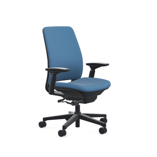 Steelcase Amia Office Chair with Hard Casters - Cobalt Fabric - Medaid International