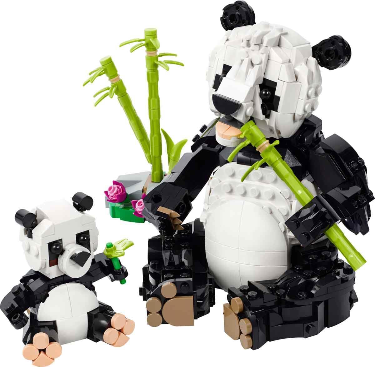 Lego Creator Animal: Panda Toy Birthday Present Block 31165 for Girls Boys 8 Years 9 10 Years Old Elementary School Animal Creature - Medaid International