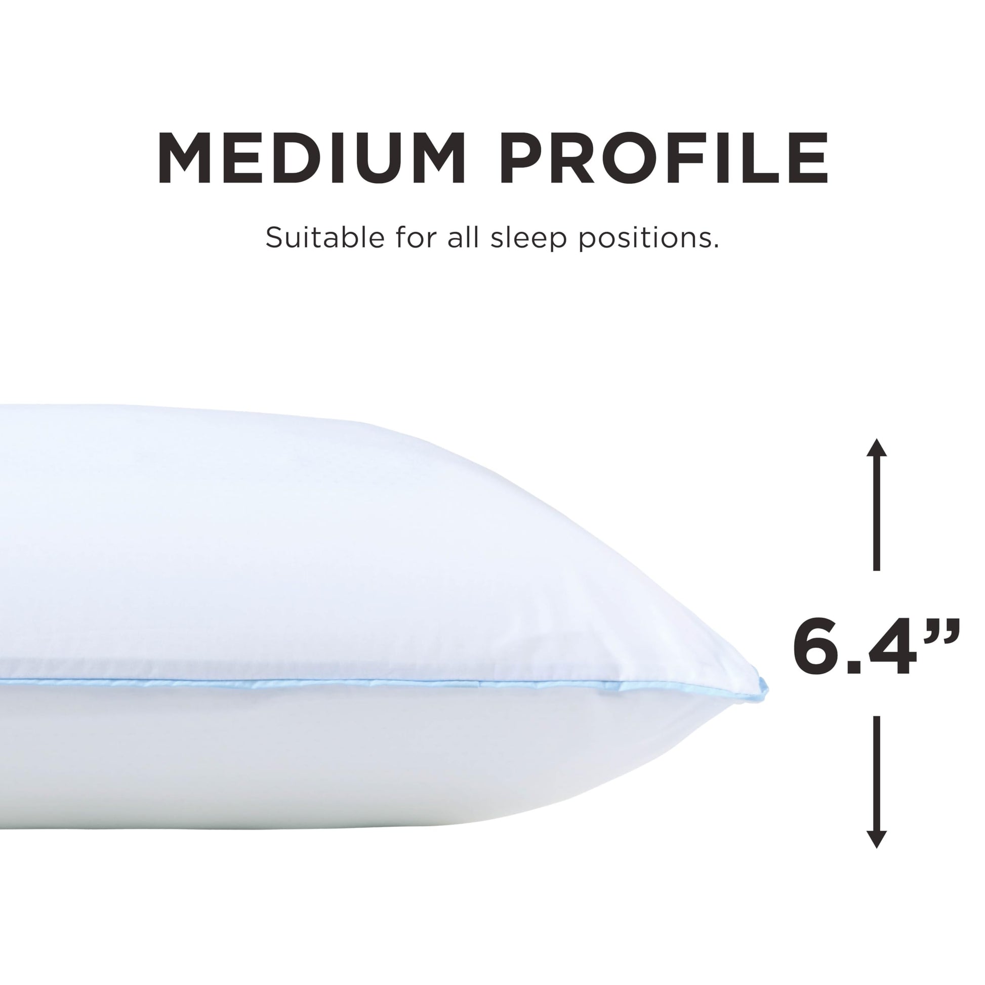 Tempur-Pedic TEMPUR-Cloud Dual Cooling Pillow, Queen, White - Medaid International