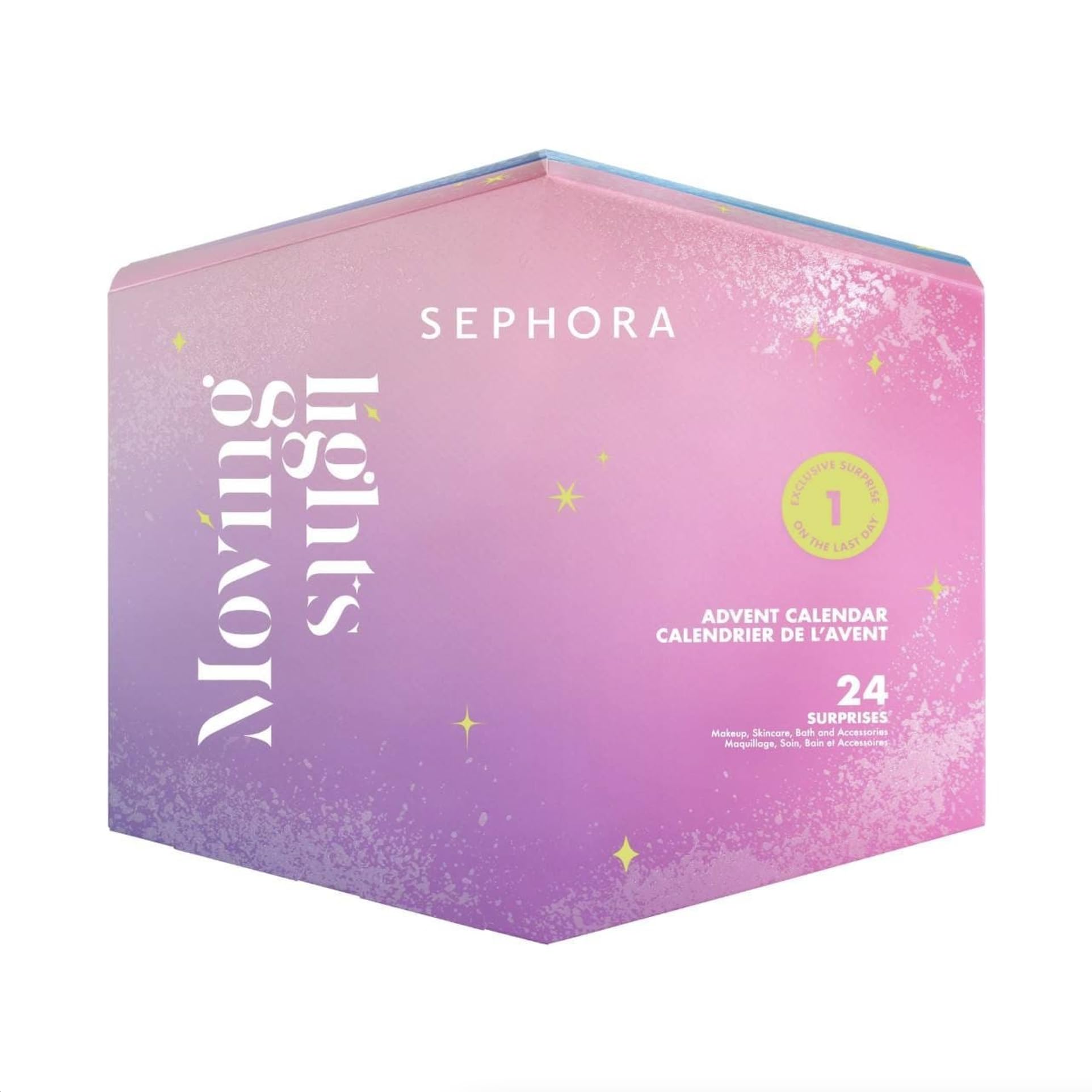 Sephora Advent Calendar 2024 - Moving Lights Advent Calendar - 24 Surprises, Including Make-up, Care, Bathroom Products or Accessories - Medaid International