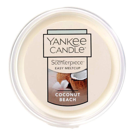 Yankee Candle Coconut Beach Scenterpiece Easy Meltcup, Fresh Scent - Medaid International