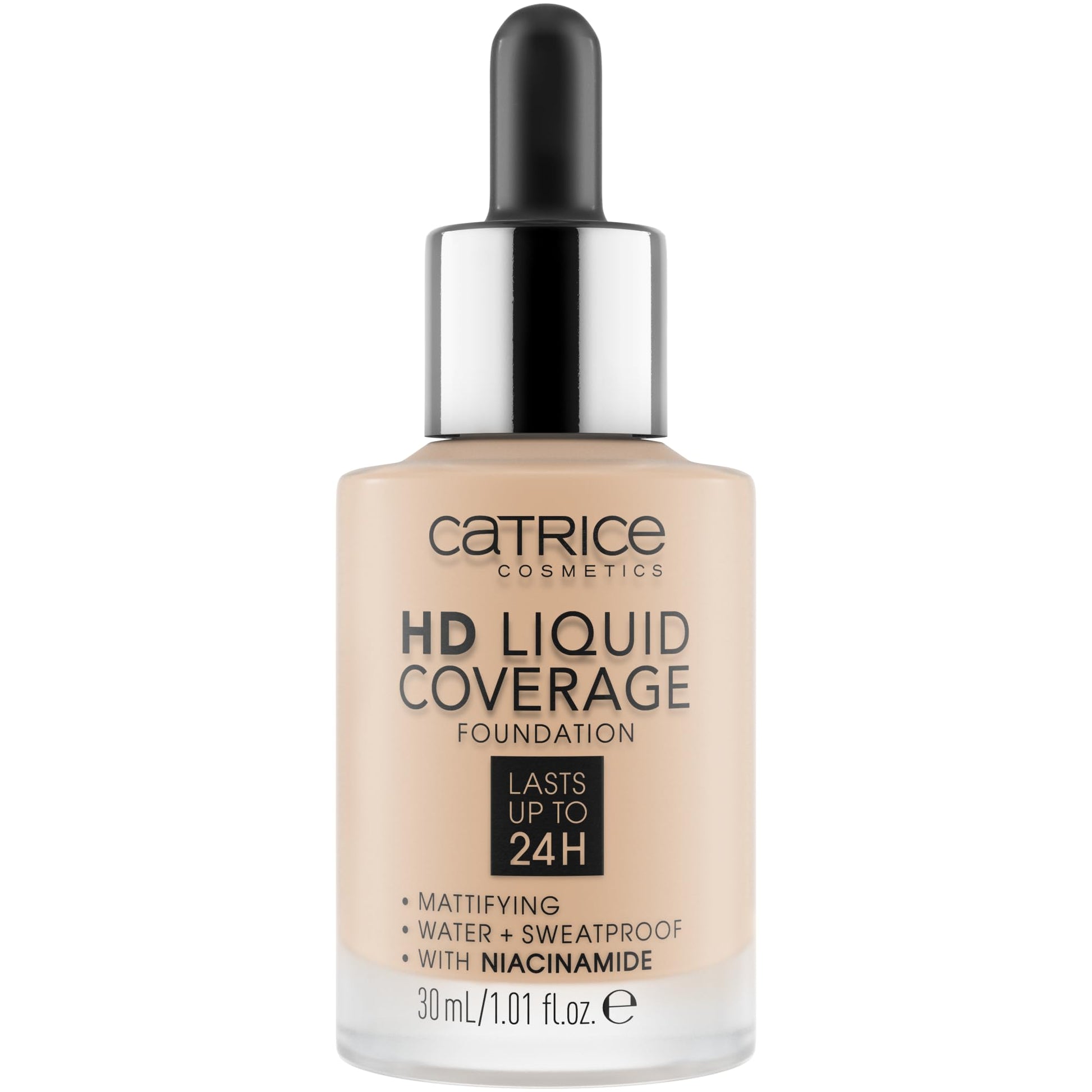 Catrice | HD Liquid Coverage Foundation | High & Natural Coverage | Vegan & Cruelty Free (010 | Light Beige) - Medaid International