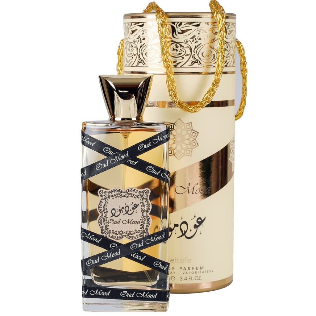 Lattafa Perfumes Oud Mood for Unisex Eau de Parfum Spray, 3.4 Ounce - Medaid International